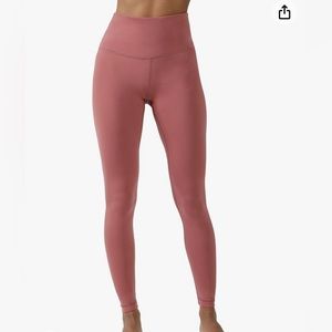 Size Small Dusty Pink 90 Degree Leggings by Reflex